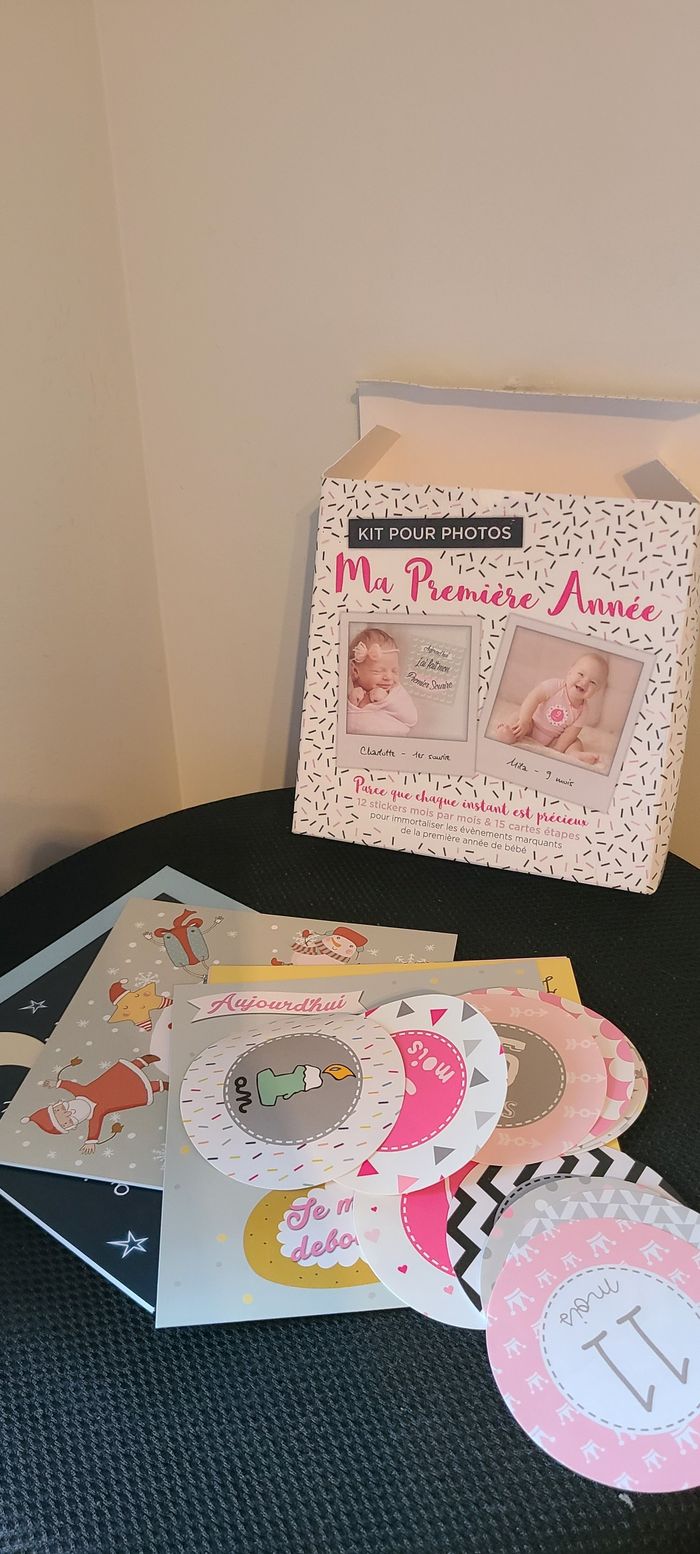 Kit photos souvenirs bébé fille : ma première année - photo numéro 3