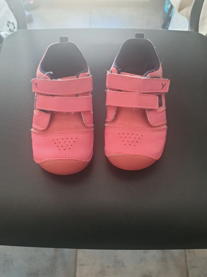 Chaussures souples roses