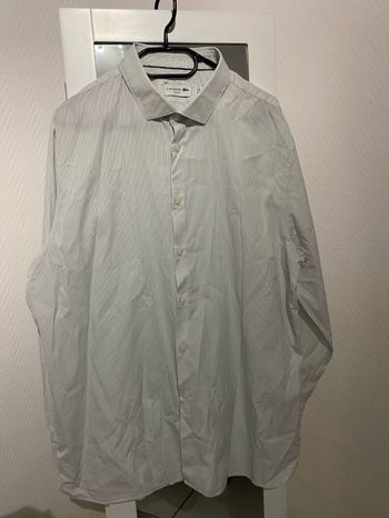 Chemise homme  Lacoste rayé T45 / XL