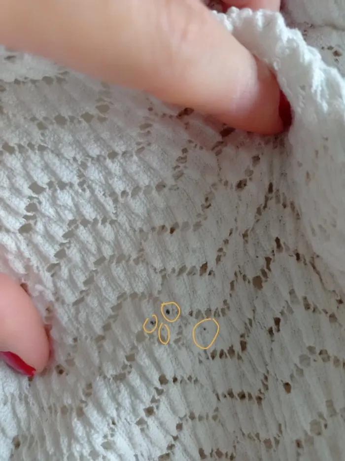 Magnifique haut blouse blanc cassé broderie manches 3/4 T.M Cache Cache - photo numéro 5