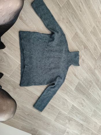 Pull laine mélange de bleu