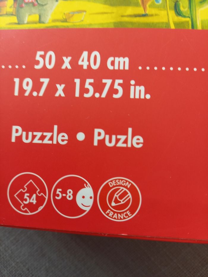 Puzzle janod cirque 54 pièces 5-8ans - photo numéro 6
