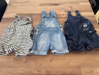 Lot salopettes short