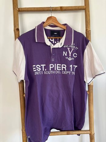 Polo Violet vintage Celio taille XL