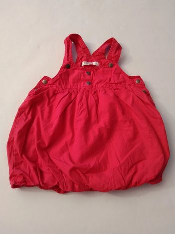 robe salopette rose kitchoun fille 6 mois