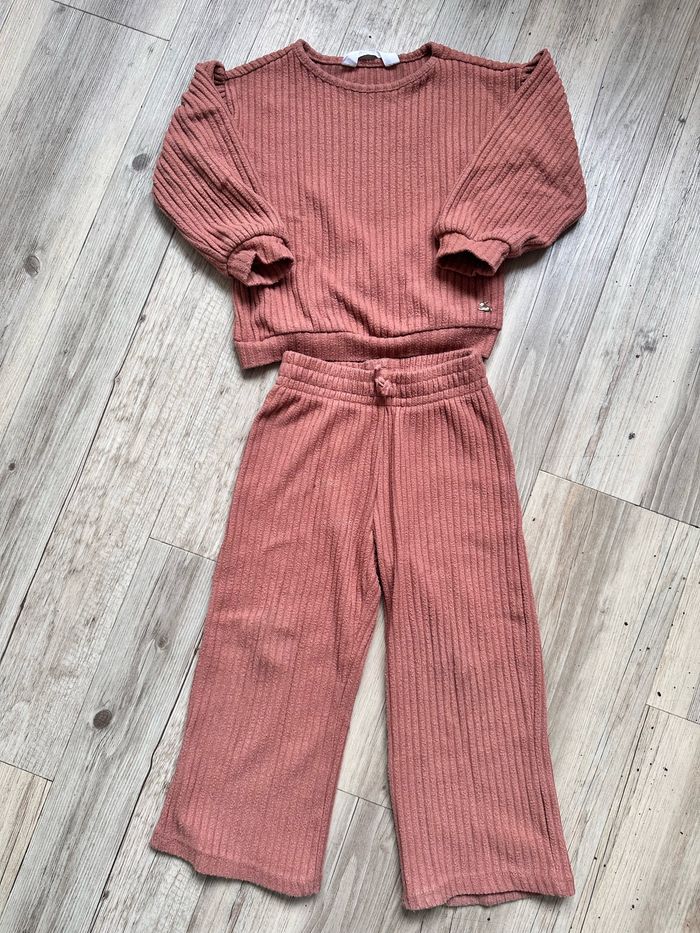 Ensemble pull et pantalon fille H&M 2/3 ans