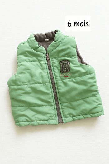Doudoune sans manches bébé – 6 mois