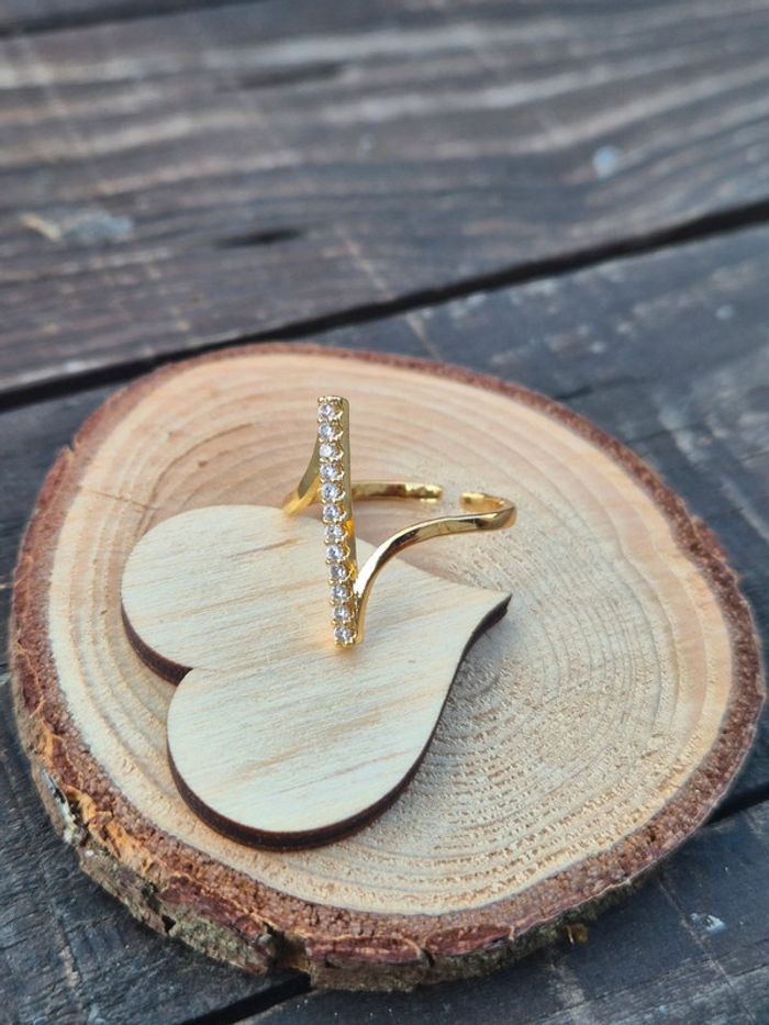 Magnifique bague étincelante acier - photo numéro 6