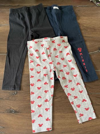 Lot 3 leggings Minnie