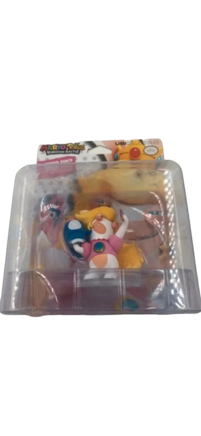 Figurine Mario + Rabbids Kingdom Battle Lapin Peach Ubisoft neuf - photo numéro 2