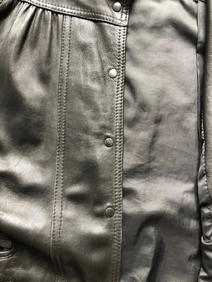 BB- Manteau en cuir vintage TBE T 40 (taille vintage-44) - photo numéro 10