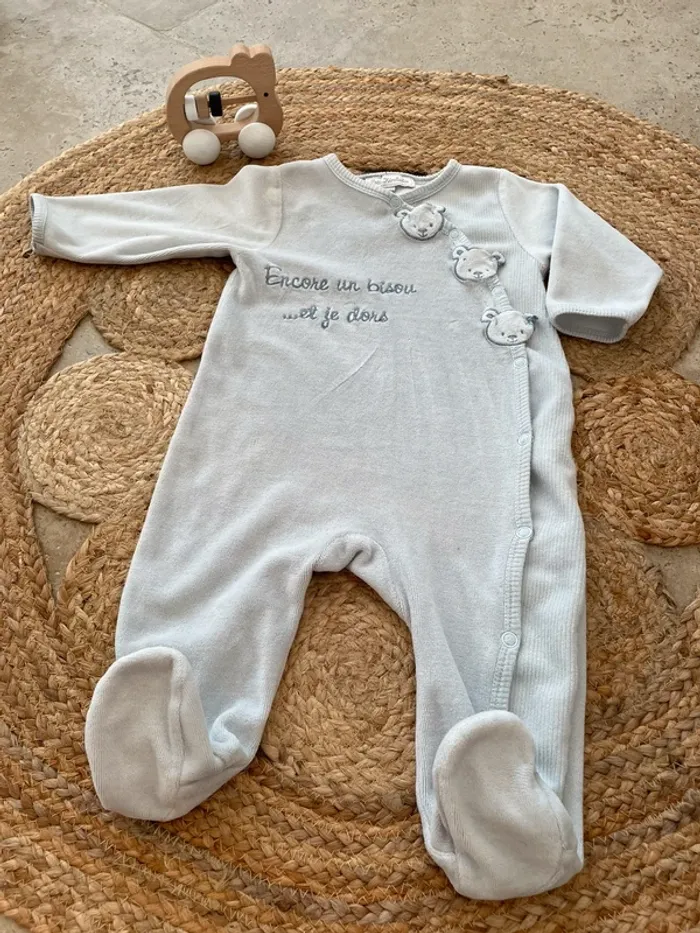 Pyjama velours 12 mois
