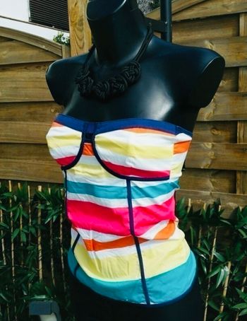 Bustier bandeau Bershka