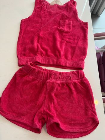 Short et tee shirt éponge