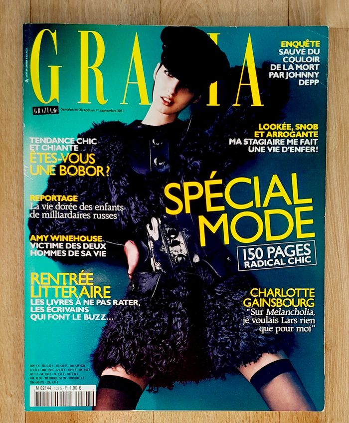 Magazine Grazia aout septembre 2011 spécial Mode