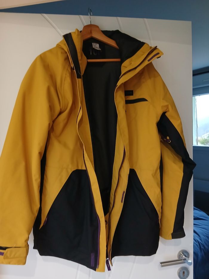 Veste homme jaune decathlon