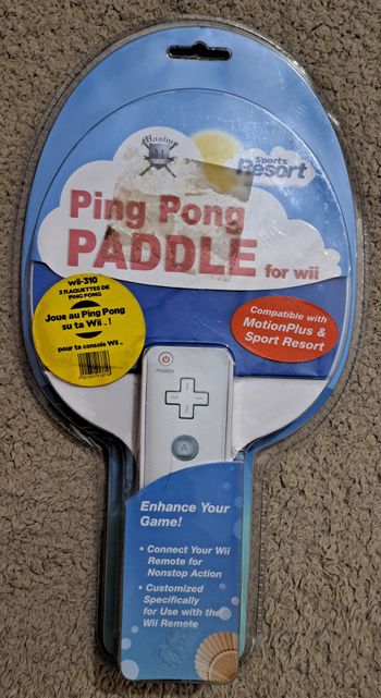 🎮 Raquette de ping pong Nintendo Wii - neuve