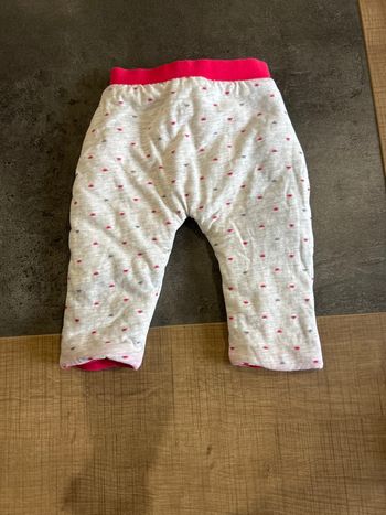 Pantalon en molleton réversible bébé taille 1 mois obaïbi