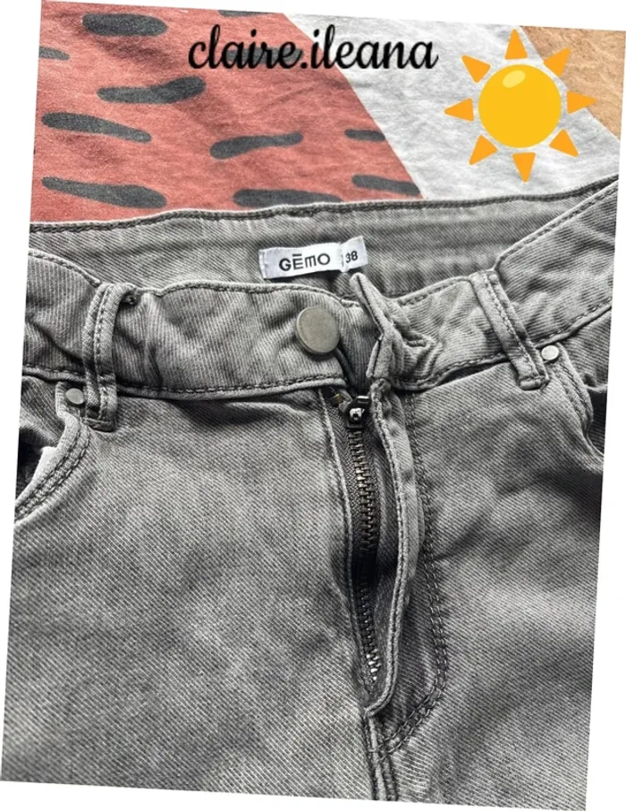🛑Jeans gris🛑 T38 - photo numéro 3