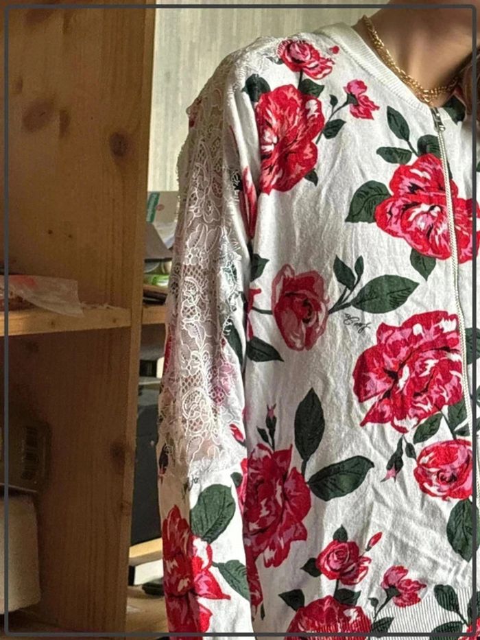 Veste motif floral taille 38 marque liu jo - photo numéro 3