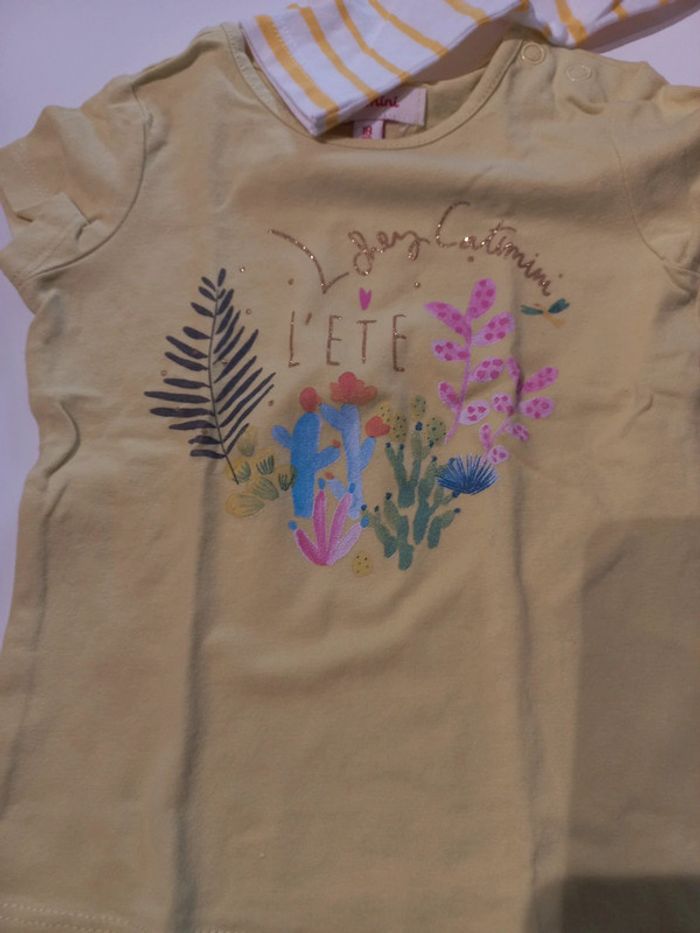 Lot tee shirt 18 mois Catimini - photo numéro 3