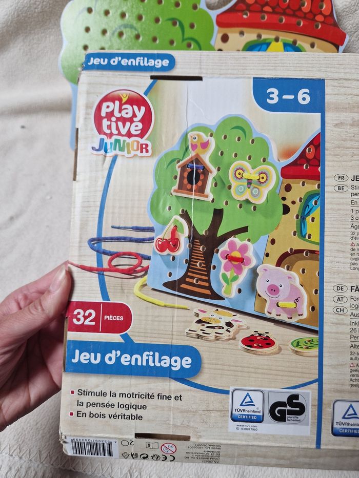 Jeu d'enfilage play tive - photo numéro 6