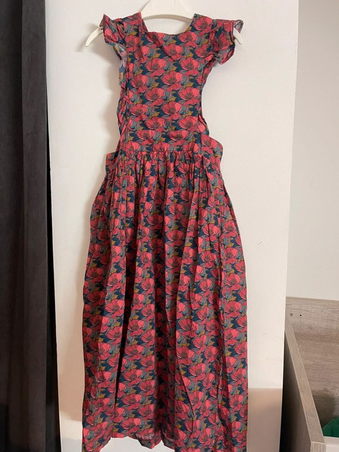Robe tablier liberty the Family raisin