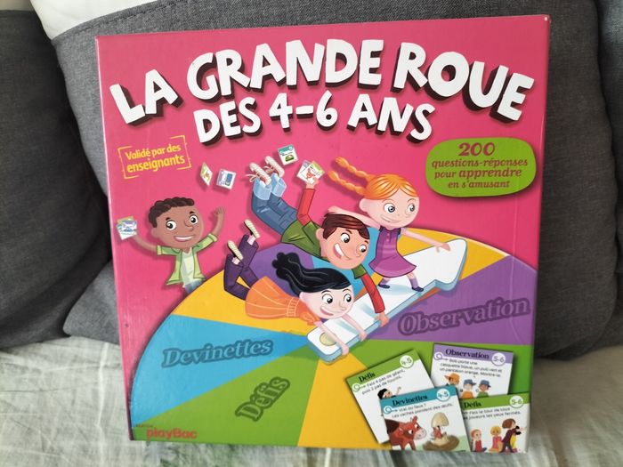 Jeu de société la grande roue des 4-6 ans