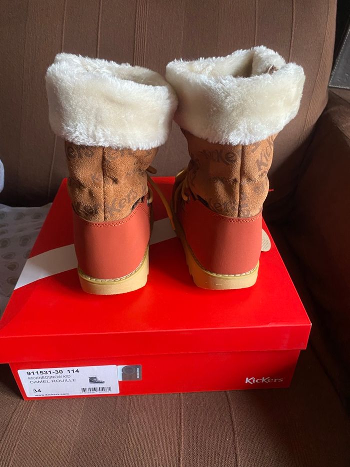 Kickers. Bottes fourrées Après ski 34 - photo numéro 5