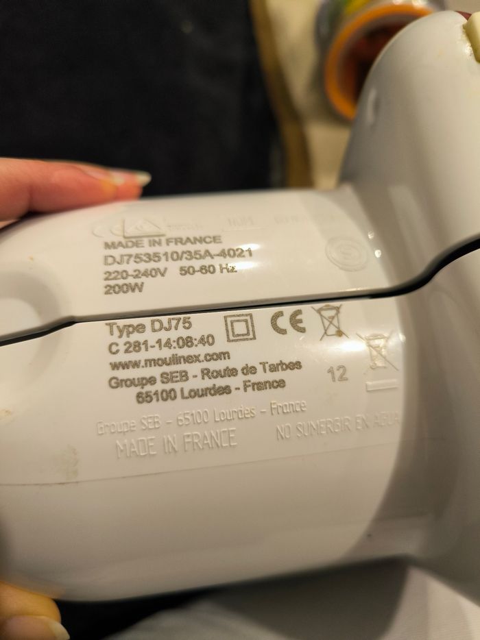 Moulinex Fresh express 3-en-1, Découpe-légume, 3 cônes, blanc et rouge - photo numéro 6