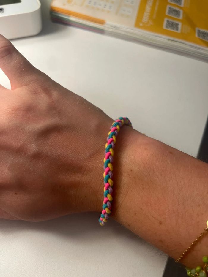 Bracelet/ élastique tressé - photo numéro 2