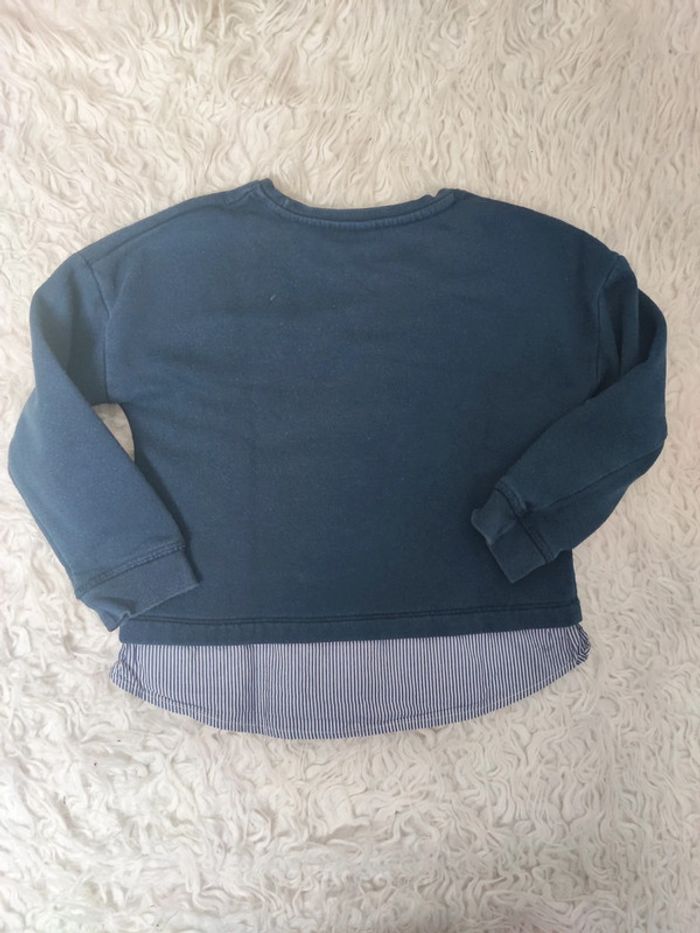 Pull manches longues avec effet chemise taille 5 ans - photo numéro 5