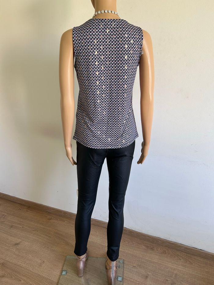 Blouse imprimée sans manches Morgan taille S jamais portée - photo numéro 6