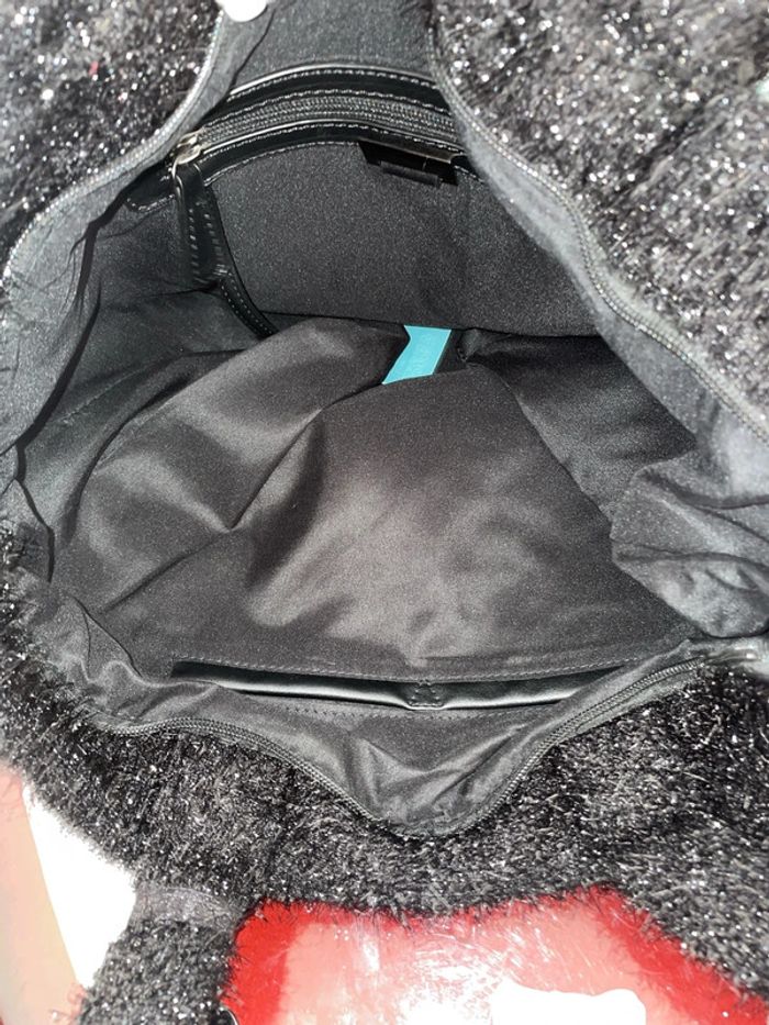Sac à mains noir à paillettes 634 - photo numéro 6