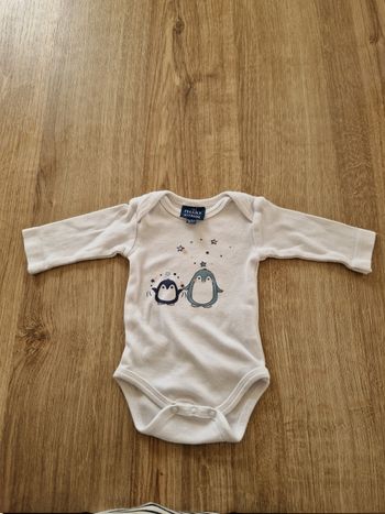 Body manche longue de la marque Le Phare de la Baleine, taille Naissance