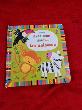 Livre Avec mon doigt les animaux