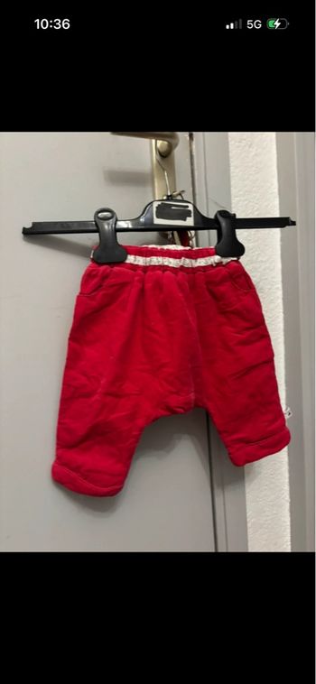 Pantalon molletonné mon premier major 3 mois 