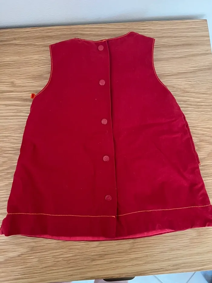 Robe rouge Vertbaudet - photo numéro 2