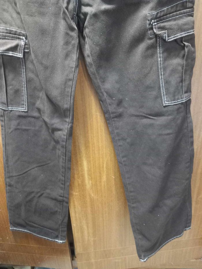 Jeans large marron T38 - photo numéro 3