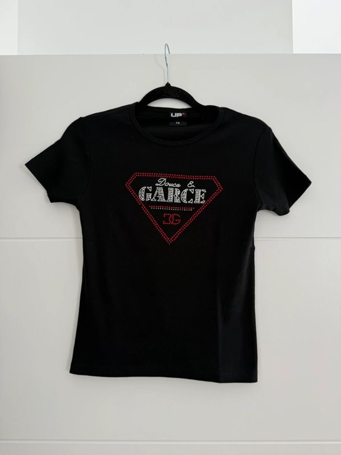 T-shirt haut top maillot camisa blusa Blouse chemise camicia overhemd folder camicetta chemis