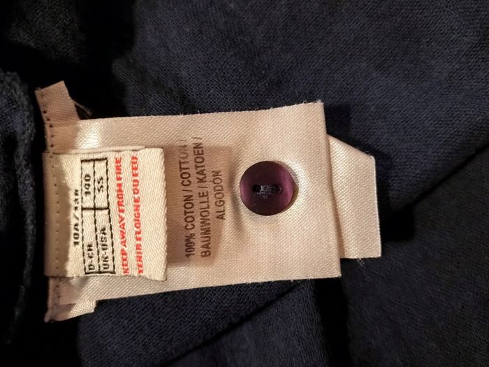 Blouse manches longues bleu marine 10 ans Cyrillus - photo numéro 9