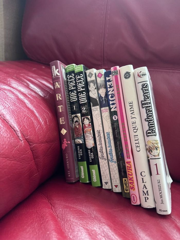 Lot de livres manga