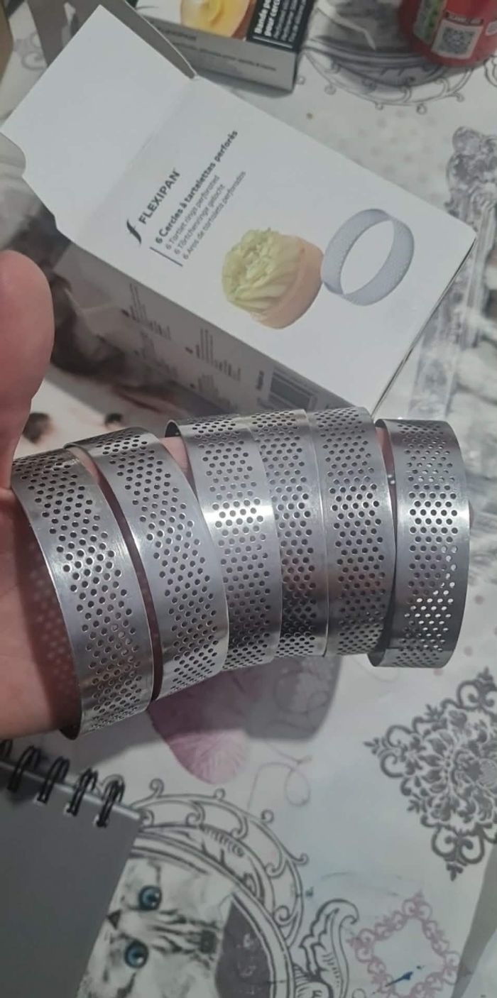 Cercle à tartelette avec bande en silicone - photo numéro 2