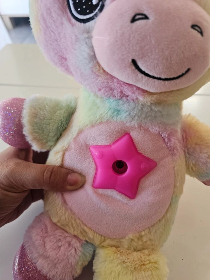 Peluche star belly licorne - photo numéro 3