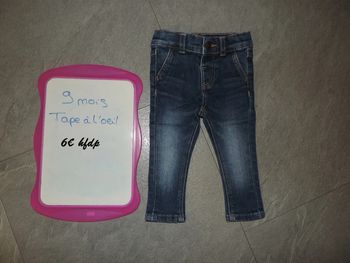 jeans tape à l'oeil taille 9 mois