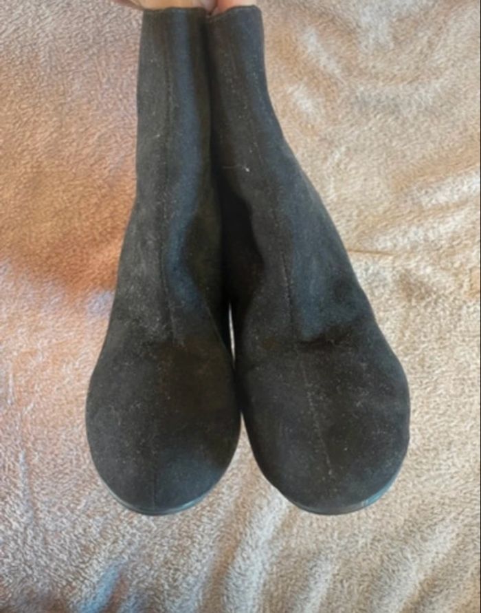 bottines noires à talons, New Look, pointure 38.5 🖤 - photo numéro 4