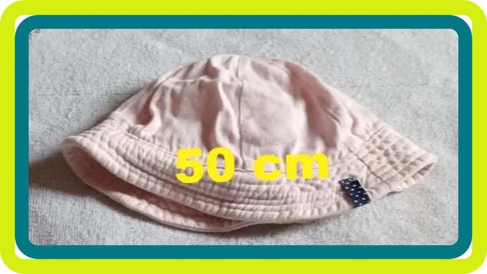 Chapeau rose clair Herlaine Taille 50 cm