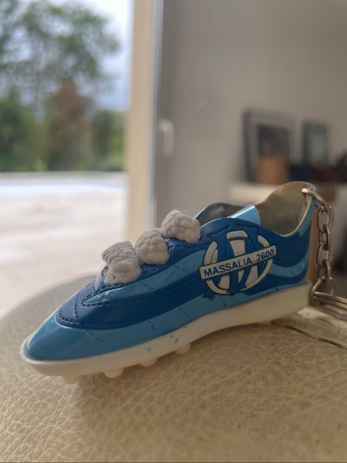 Porte-clé OM, Olympique de Marseille, foot , Massalia 2600, début des années 2000, vintage , collection