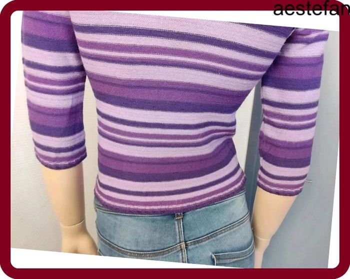 T-shirt Pull (violet), S / 36 / 8 - photo numéro 8