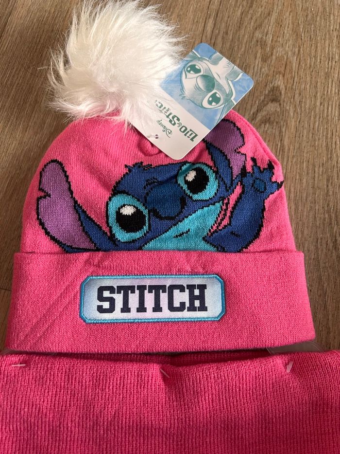 Ensemble Stitch  bonnet et tour de cou - photo numéro 2